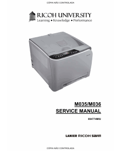 RICOH Aficio SP-C231N C232DN M035 M036 Service Manual