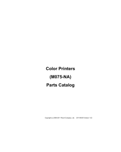 RICOH Aficio SP-C320DN M075 Parts Catalog