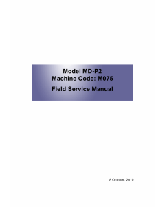 RICOH Aficio SP-C320DN M075 Service Manual