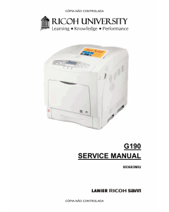 RICOH Aficio SP-C420DN G190 Service Manual