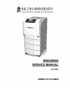 RICOH Aficio SP-C430DN C431DN M065 M066 Service Manual