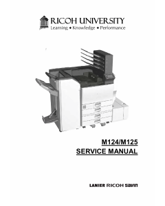 RICOH Aficio SP-C830DN C831DN M124 M125 Service Manual