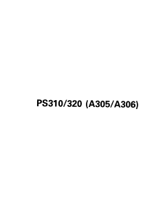 RICOH Options A305 A306 Parts Catalog PDF download