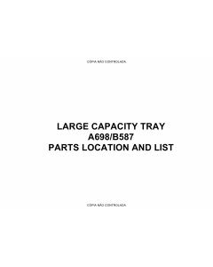 RICOH Options A698 A587 LARGE-CAPACITY-TRAY Parts Catalog PDF download