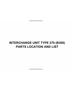 RICOH Options B300 INTERCHANGE-UNIT-TYPE-270 Parts Catalog PDF download