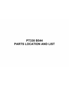 RICOH Options B544 PT330 Parts Catalog PDF download