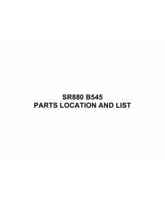 RICOH Options B545 SR880 Parts Catalog PDF download