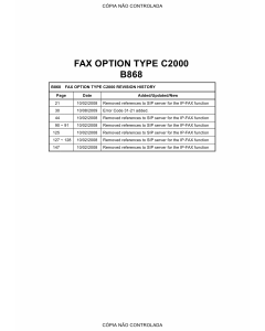 RICOH Options B868 FAX-OPTION-TYPE-C2000 Service Manual PDF download