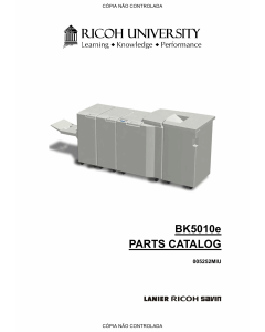 RICOH Options BK5010 Parts Catalog PDF download