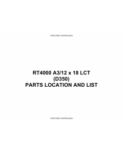 RICOH Options D350 RT4000-A3 Parts Catalog PDF download