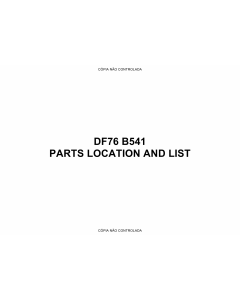 RICOH Options DF76 B541 Parts Catalog PDF download