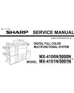 SHARP MX 4100 4101 5000 5001 N Service Manual