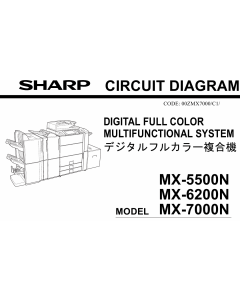 SHARP MX 5500 6200 7000 N Circuit Diagrams