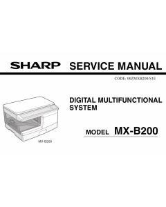 SHARP MX B200 Service Manual
