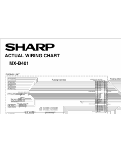 SHARP MX B401P Wiring Chart Diagrams