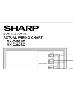 SHARP MX C382 C402 SC Wiring Chart Diagrams