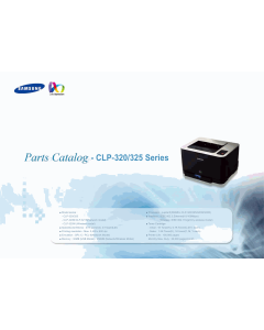 Samsung Color-Laser-Printer CLP-320 325 Parts Manual
