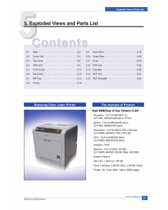 Samsung Color-Laser-Printer CLP-660 Parts Manual