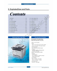 Samsung Digital-Color-Laser-MFP CLX-3170 3175 Parts Manual