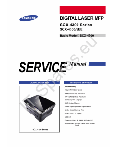 Samsung Digital-Laser-MFP SCX-4300 Parts Manual