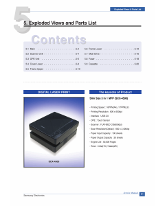 Samsung Digital-Laser-MFP SCX-4500 Parts Manual