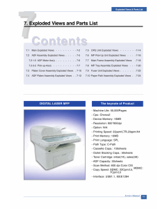 Samsung Digital-Laser-MFP SCX-4521 Parts Manual