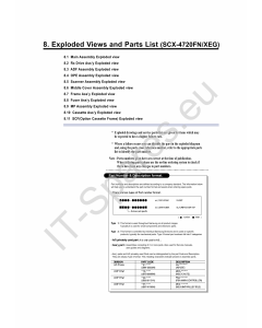 Samsung Digital-Laser-MFP SCX-4720FN Parts Manual