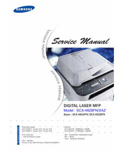 Samsung Digital-Laser-MFP SCX-4824FN 4828FN Parts and Service Manual