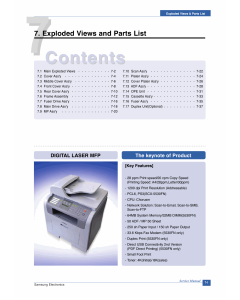 Samsung Digital-Laser-MFP SCX-5530 Parts Manual