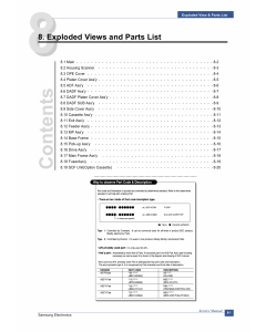 Samsung Digital-Laser-MFP SCX-6122N Parts Manual