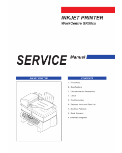 Samsung InkJet-Printer WorkCentre-XK50cx Parts and Service Manual