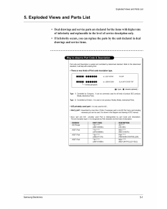 Samsung Laser-Printer ML-1220M Parts Manual