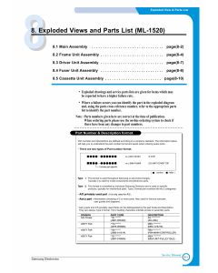Samsung Laser-Printer ML-1520 Parts Manual