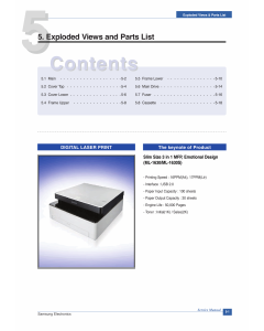 Samsung Laser-Printer ML-1630 1630S Parts Manual