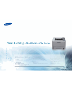 Samsung Laser-Printer ML-331x 371x Parts Manual