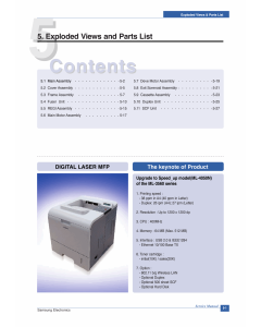 Samsung Laser-Printer ML-4050N Parts Manual
