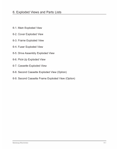 Samsung Laser-Printer ML-6050 Parts Manual