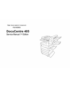 Xerox DocuCentre 405 Parts List and Service Manual