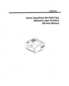 Xerox DocuPrint 4517 4517mp Service Manual