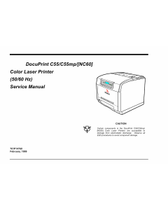Xerox DocuPrint C55 C44mp NC60 Parts List and Service Manual
