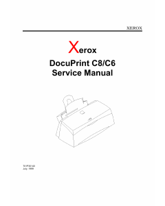 Xerox DocuPrint C8 C6 Service Manual