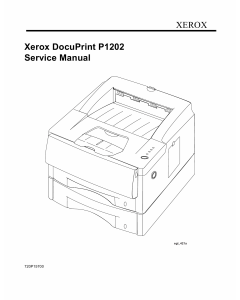Xerox DocuPrint P1202 Parts List and Service Manual