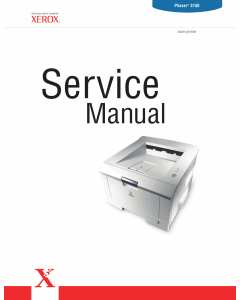 Xerox Phaser 3150 Parts List and Service Manual