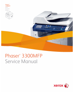 Xerox Phaser 3300-MFP Parts List and Service Manual