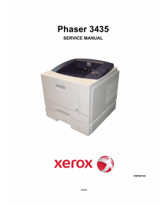 Xerox Phaser 3435 Parts List and Service Manual