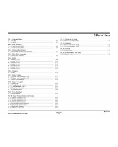 Xerox Phaser 3635-MFP WorkCentre-3550 Parts List Manual