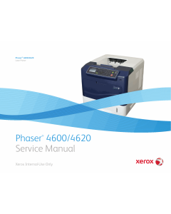 Xerox Phaser 4600 4620 Parts List and Service Manual