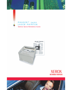Xerox Phaser 5400 Parts List and Service Manual