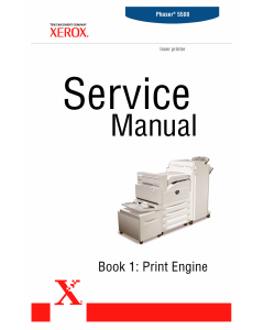 Xerox Phaser 5500 Parts List and Service Manual