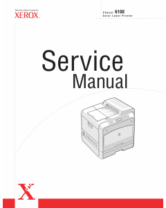 Xerox Phaser 6100 Parts List and Service Manual